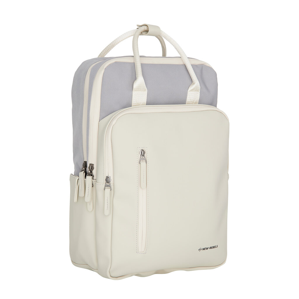 New Rebels New Rebels Ferron Milwaukee Handel Backpack Beige 19L