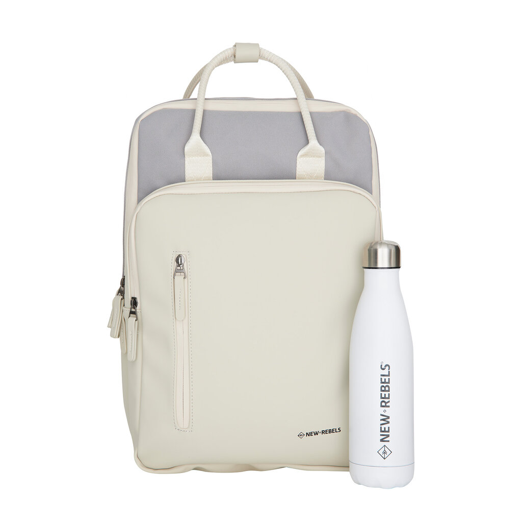 New Rebels New Rebels Ferron Milwaukee Handel Rugtas Beige 19L