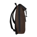 New Rebels New Rebels Mart New York Mocca 21L Rugzak Rolltop Waterafstotend Laptop 15.6"