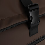 New Rebels New Rebels Mart New York Mocca 21L Rugzak Rolltop Waterafstotend Laptop 15.6"