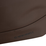 New Rebels Mart New York Mocca 21L Rucksack Rolltop Wasserabweisend Laptop 15.6"