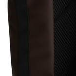 New Rebels New Rebels Mart New York Mocca 21L Rugzak Rolltop Waterafstotend Laptop 15.6"
