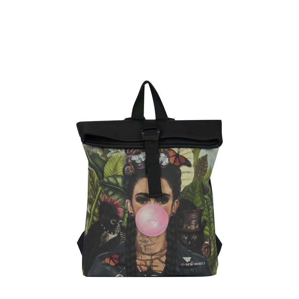 New Rebels Mart Art Los Angeles Bubble Gum Rolltop Backpack Mini