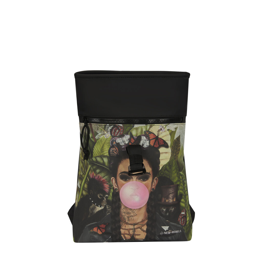 New Rebels Mart Art Los Angeles Bubble Gum Rolltop Backpack Mini
