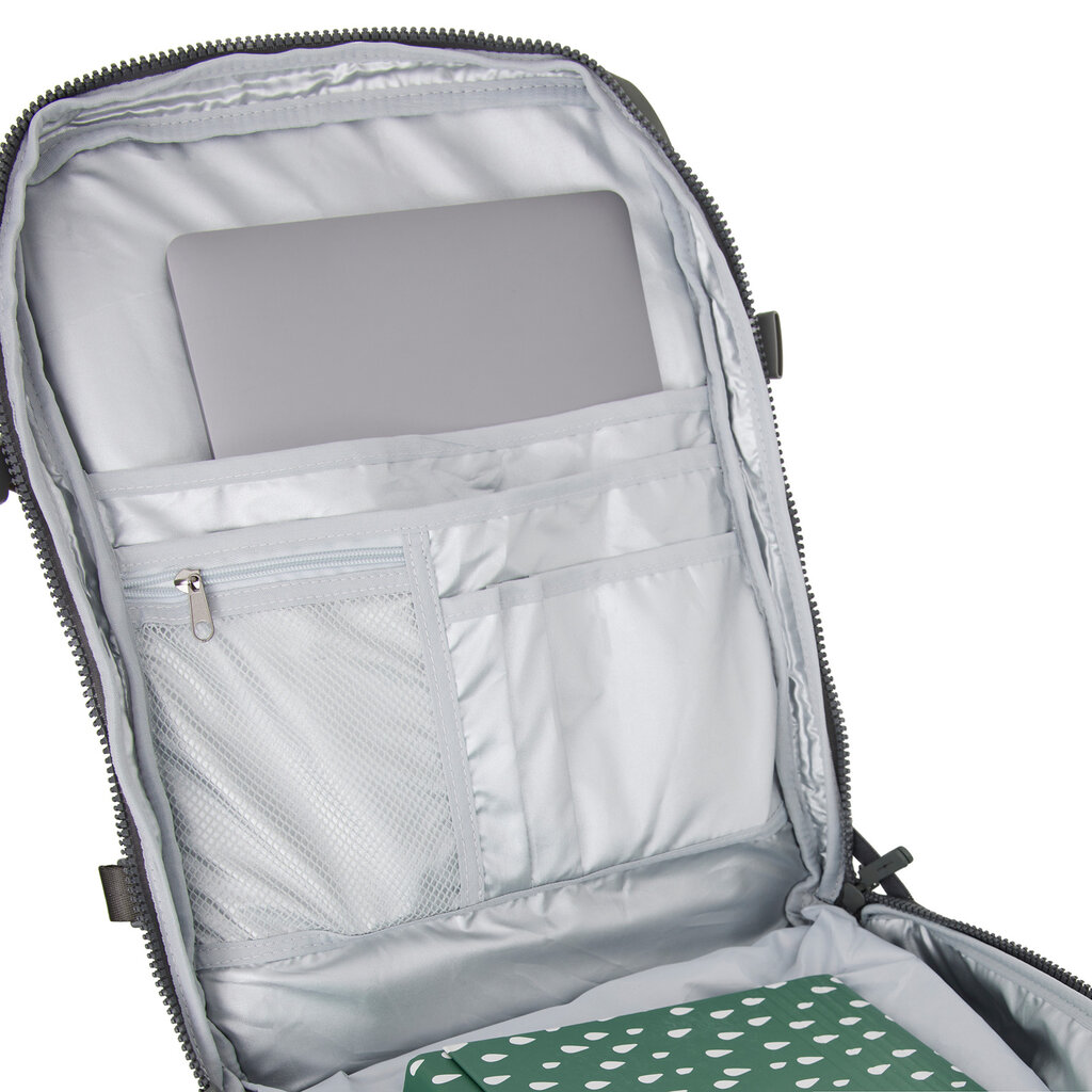 New Rebels New Rebels Jessi Womby Cabin Rugzak – 27L Waterdichte Onderseat Handbagage, Geschikt voor Vliegtuig Antraciet