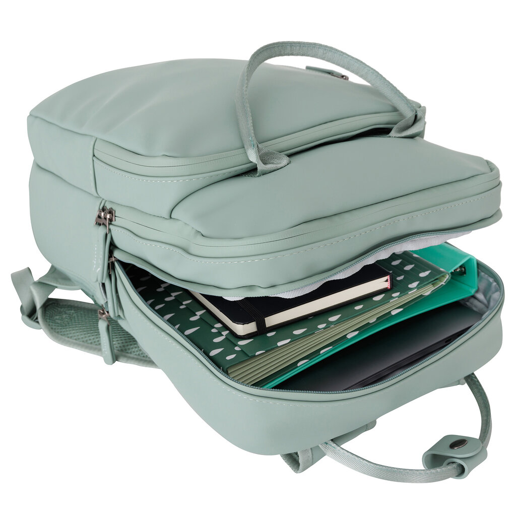 New Rebels New Rebels William Milwaukee Salie Green 18L Backpack Water Repellent Laptop 15.6
