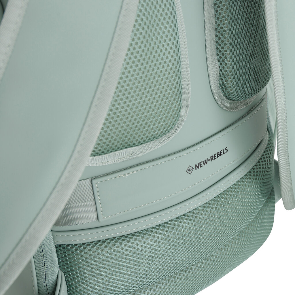 New Rebels New Rebels William Milwaukee Salie Green 18L Backpack Water Repellent Laptop 15.6