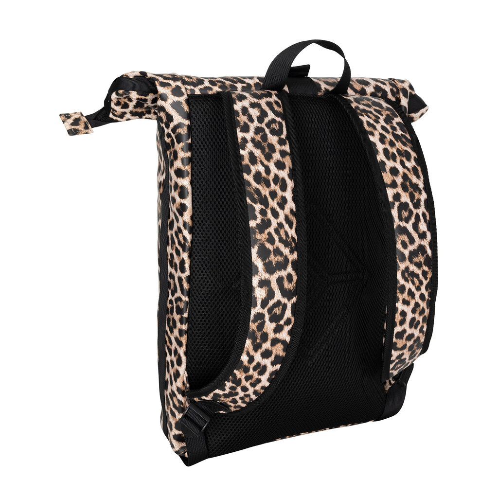 New Rebels New Rebels Mart New York Leopard  / Luipaard 21L Rugtas Rolltop Waterafstotend Laptop 15.6"