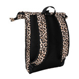 New Rebels New Rebels Mart New York Leopard  / Luipaard 21L Rugtas Rolltop Waterafstotend Laptop 15.6"