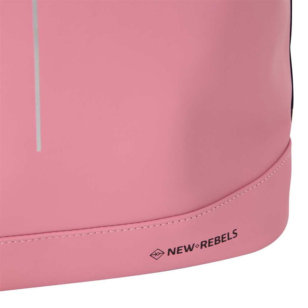 New Rebels New Rebels Mart New York Cotton Candy 21L Rugtas Rolltop Waterafstotend Laptop 15.6"