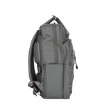 New Rebels Trondheim Rugzak – Laptop Rugtas 15,6 inch – Schooltas & Werktas – Waterafstotend – 18L – Nylon/PU Antraciet