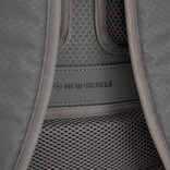 New Rebels Trondheim Rugzak – Laptop Rugtas 15,6 inch – Schooltas & Werktas – Waterafstotend – 18L – Nylon/PU Antraciet