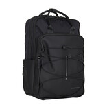 New Rebels New Rebels Trondheim Rugzak – Laptop Rugtas 15,6 inch – Schooltas & Werktas – Waterafstotend – 18L – Nylon/PU – Zwart