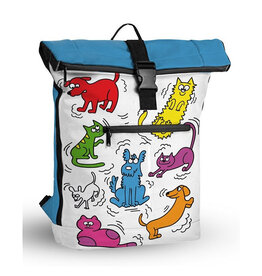 New Rebels New Rebels Mart Arts New York Cartoon Rolltop Rugzak 16L