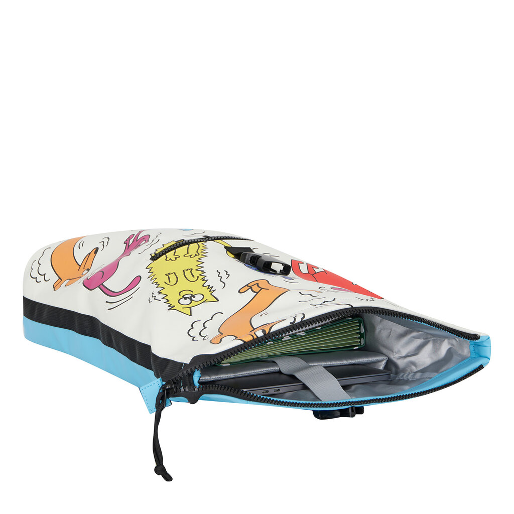 New Rebels New Rebels Mart Arts New York Cartoon Rolltop Rugzak 16L