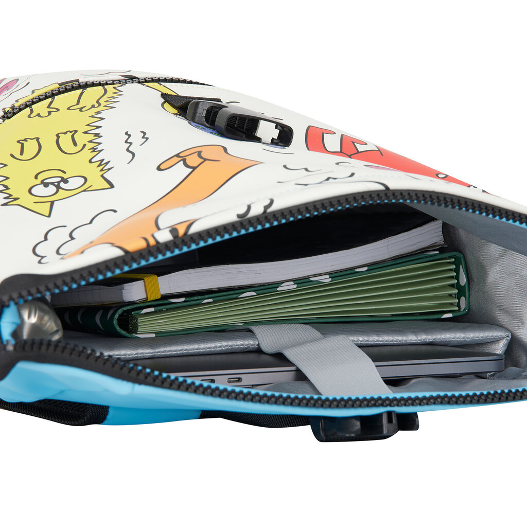 New Rebels New Rebels Mart Arts New York Cartoon Rolltop Rugzak 16L