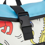 New Rebels New Rebels Mart Arts New York Cartoon Rolltop Rugzak 16L