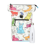 New Rebels New Rebels Mart Arts New York Cartoon Rolltop Rugzak 16L