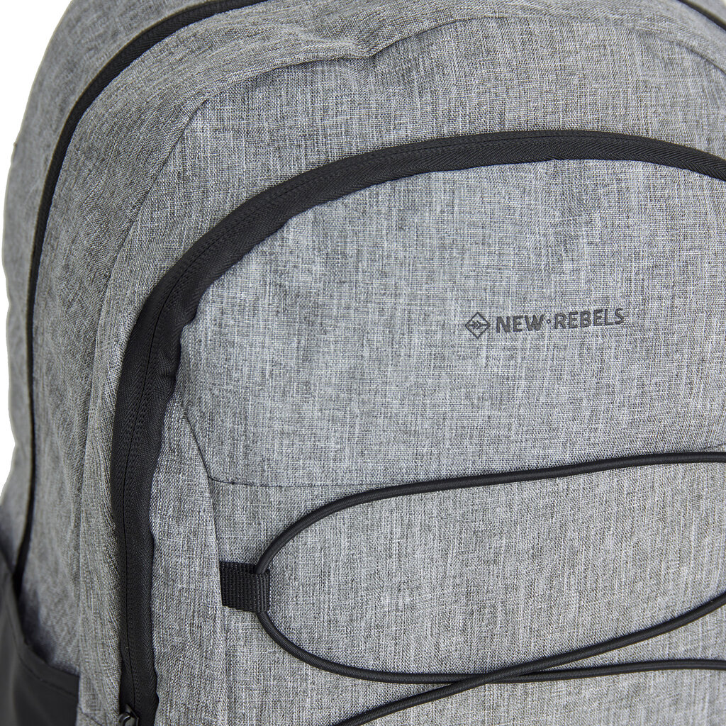 New Rebels New Rebels Barto Waltham Anthrazit 25L Rucksack Wasserabweisend Laptop 15.6"