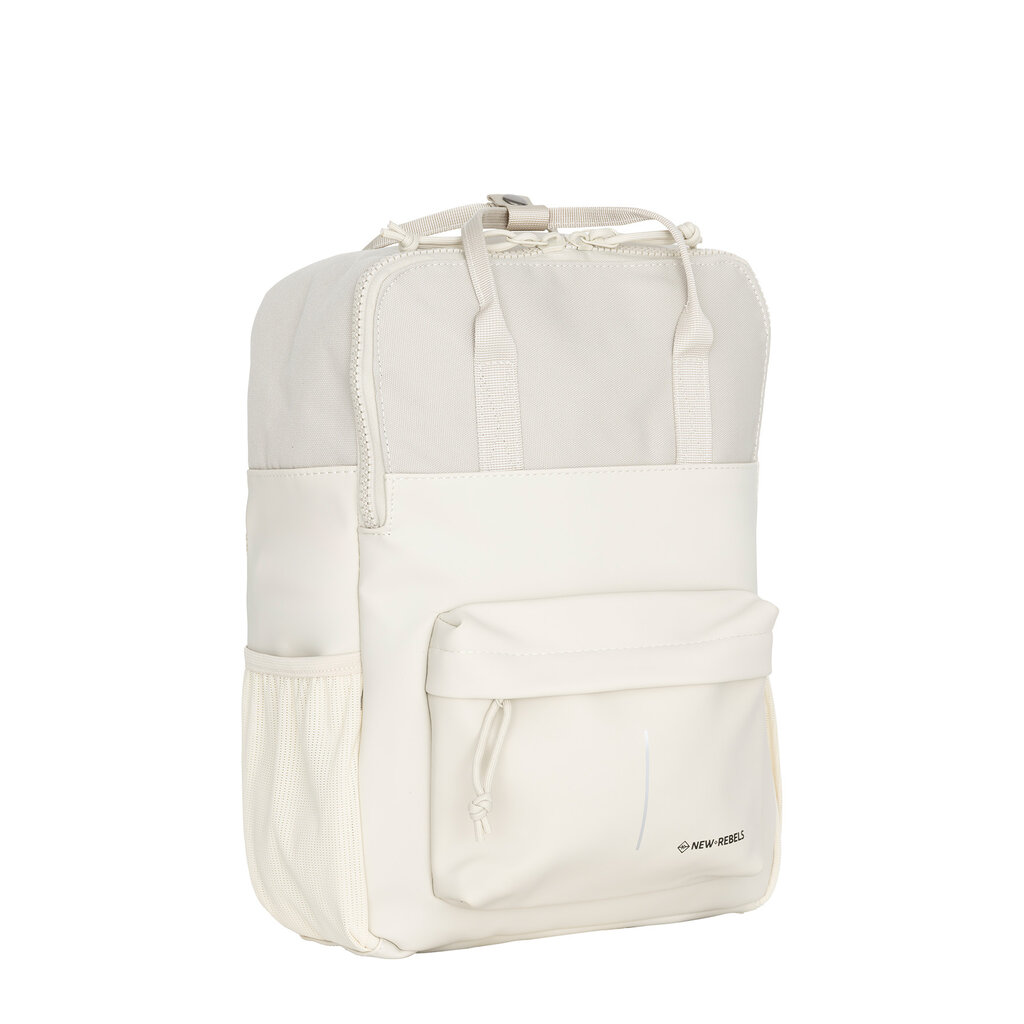 New Rebels New Rebels Bruce Chicago Beige 17L Backpack Water Repellent Laptop 14"