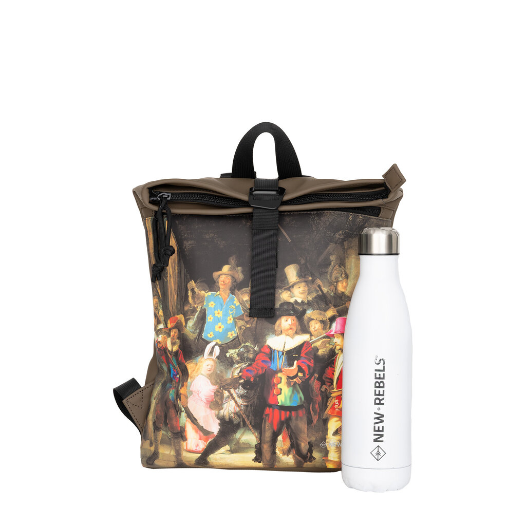 New Rebels New Rebels Mart Arts Los Angeles Nachtwacht Roltop Backpack Mini
