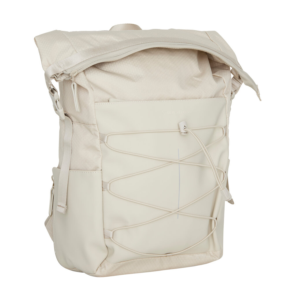 New Rebels New Rebels Trondheim Windsor Rolltop Rugzak Beige