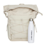 New Rebels New Rebels Trondheim Windsor Rolltop Backpack Beige
