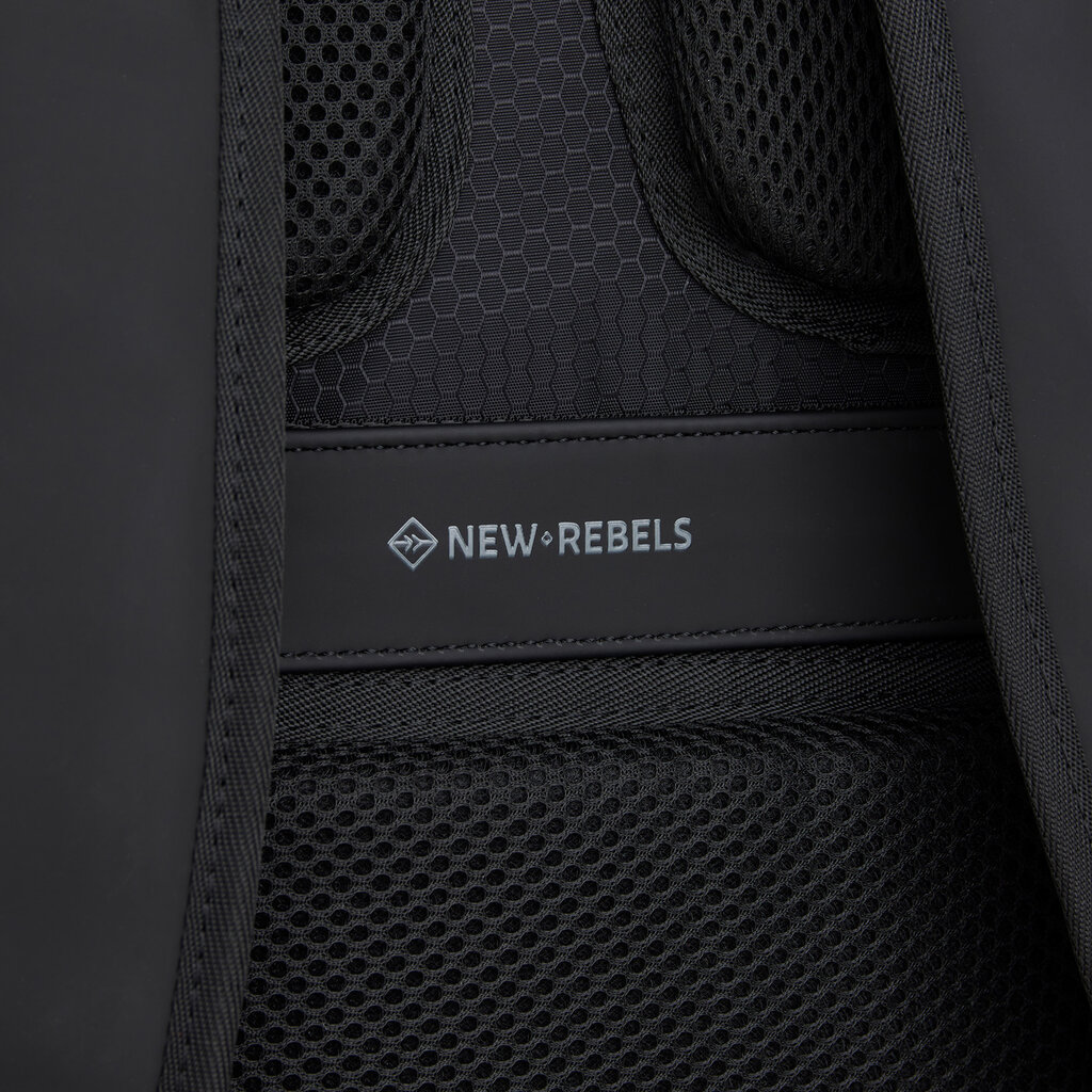 New Rebels New Rebels Trondheim Windsor Rolltop Backpack Black