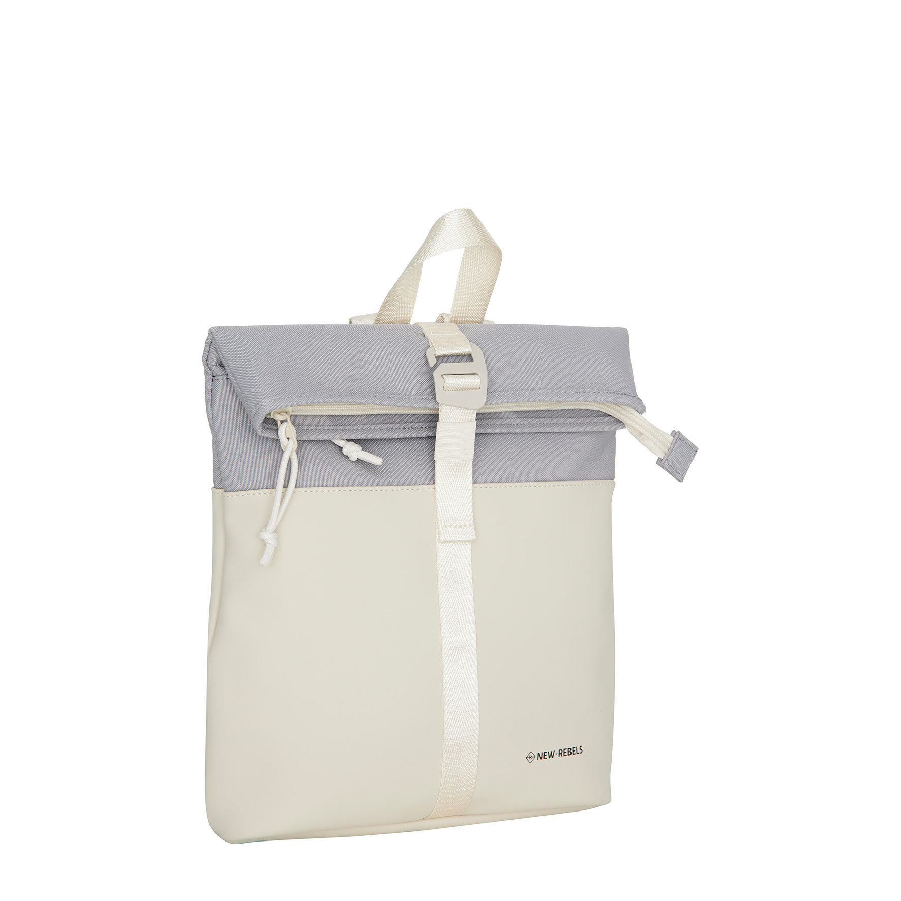 New Rebels Ferron - Los Angeles Rolltop Backpack Mini Beige