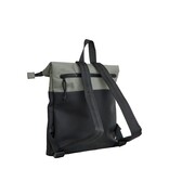 New Rebels New Rebels Backham Los Angeles Black 7L Rolltop Backpack Water Repellent