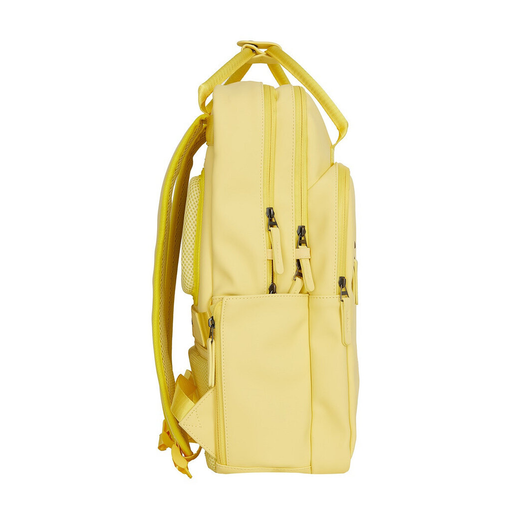 New Rebels New Rebels William Milwaukee Beige 18L Backpack Water Repellent Laptop 15.6" Butter Yellow