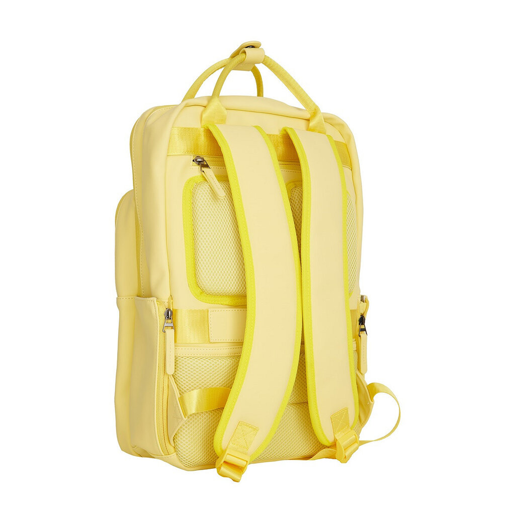 New Rebels New Rebels William Milwaukee Beige 18L Backpack Water Repellent Laptop 15.6" Butter Yellow