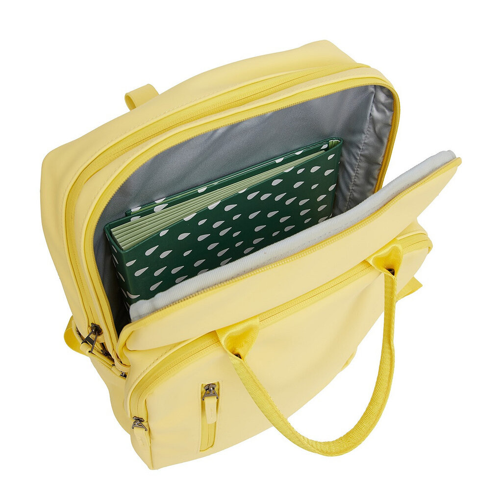 New Rebels New Rebels William Milwaukee Beige 18L Backpack Water Repellent Laptop 15.6" Butter Yellow