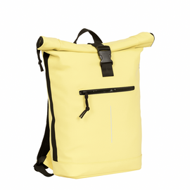 New Rebels Mart New York 21L Rugtas werktas Rolltop Waterafstotend Laptop 15.6" Butter Yellow
