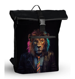 New Rebels New Rebels Mart Arts New York Lion Rolltop Rucksack 16L