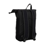 New Rebels New Rebels New York Ribbi Rolltop Rucksack 17–21L Schulrucksack & Arbeitstasche Rippstoff Laptop Rucksack 15,6 Zoll Schwarz