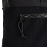 New Rebels New Rebels New York Ribbi Rolltop Backpack 17–21L School & Work Bag Rib Fabric Laptop Backpack 15.6 Inch Black