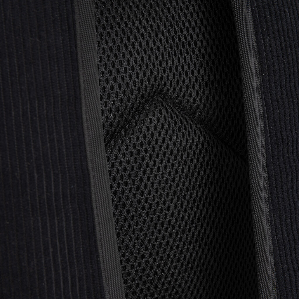 New Rebels New Rebels New York Ribbi Rolltop Backpack 17–21L School & Work Bag Rib Fabric Laptop Backpack 15.6 Inch Black