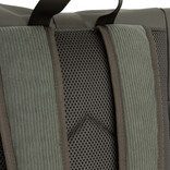 New Rebels New Rebels New York Ribbi Rolltop Rugzak 17-21L Schooltas & Werktas Ribstof Laptop Rugtas 15.6 inch Sage Green
