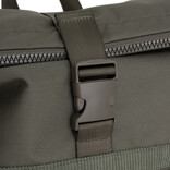 New Rebels New Rebels New York Ribbi Rolltop Rugzak 17-21L Schooltas & Werktas Ribstof Laptop Rugtas 15.6 inch Sage Green