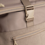 New Rebels New Rebels New York Ribbi Rolltop Rucksack 17-21 l Schulranzen & Arbeitstasche Rippstoff-Laptop-Rucksack 15,6 Zoll Taupe