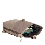 New Rebels New Rebels New York Ribbi Rolltop Rucksack 17-21 l Schulranzen & Arbeitstasche Rippstoff-Laptop-Rucksack 15,6 Zoll Taupe