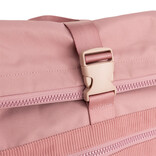 New Rebels New Rebels New York Ribbi Rolltop Rugzak 17-21L Schooltas & Werktas Ribstof Laptop Rugtas 15.6 inch Old Pink