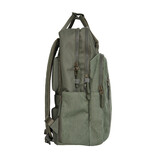 New Rebels New Rebels Ribbi Milwaukee – Laptoptasche Schultasche Arbeitstasche 15,6 Zoll Laptopfach Rucksack Rib Fabric 18L Sage Green