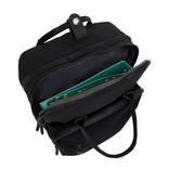 New Rebels New Rebels Ribbi Milwaukee – Laptoptasche Schulrucksack Arbeitstasche 15,6 Zoll Laptopfach Rippstoff 18L Schwarz