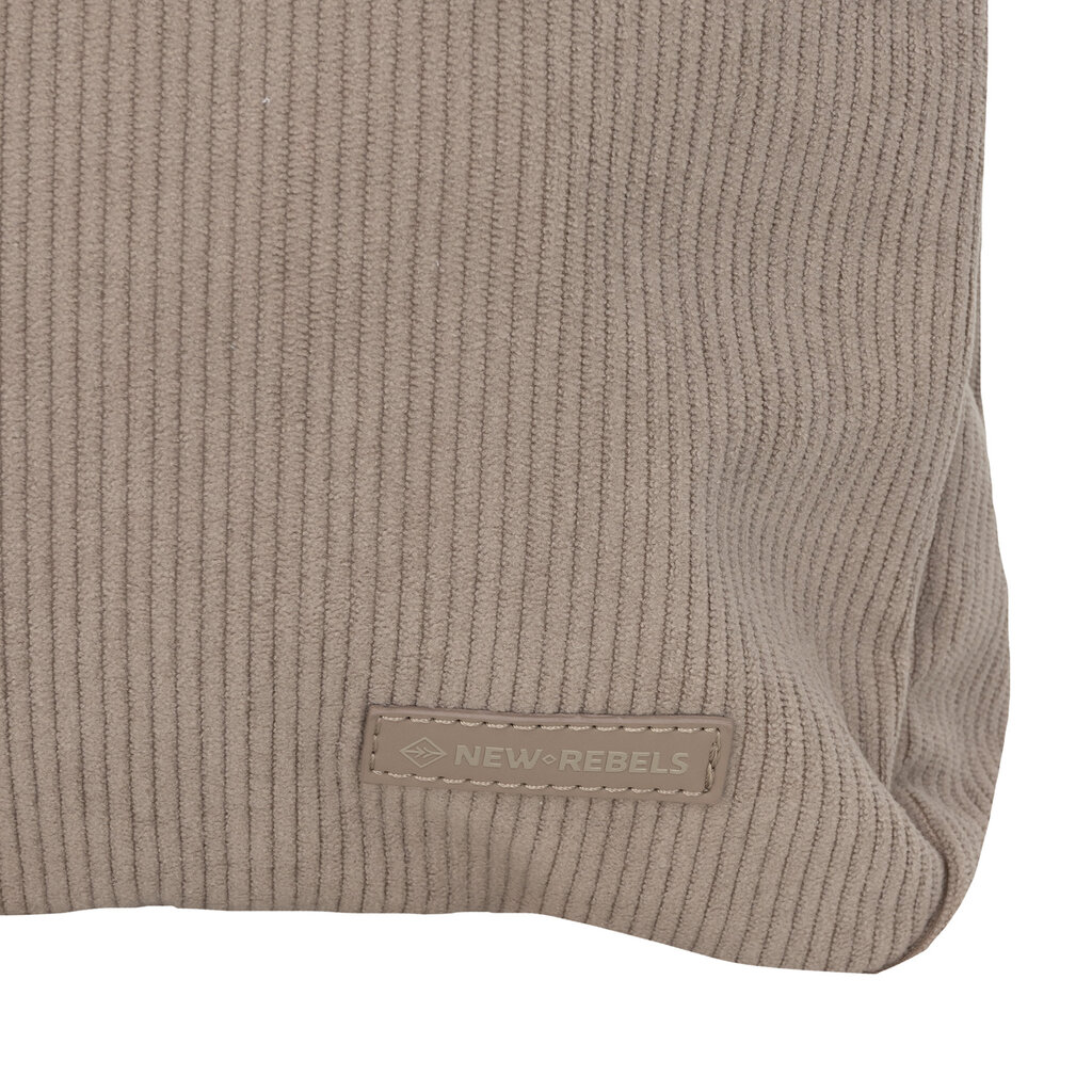 New Rebels New Rebels Ribbi Milwaukee – Laptoptas Schooltas Werktas 15.6 inch Laptopvak Rugzak Rib Fabric 18L Taupe