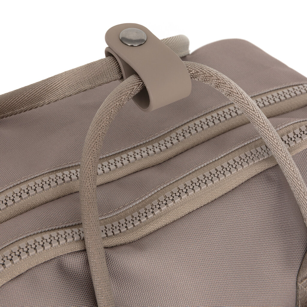 New Rebels New Rebels Ribbi Milwaukee – Laptoptas Schooltas Werktas 15.6 inch Laptopvak Rugzak Rib Fabric 18L Taupe