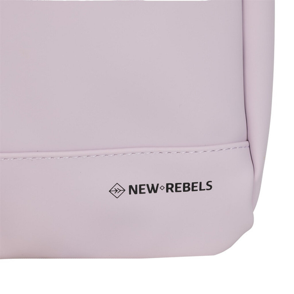 New Rebels New Rebels Ferron Miami Backpack 9L Water Resistant Laptop Backpack 13 inch for Work and School Made of PU Nylon Comfortable Lilac