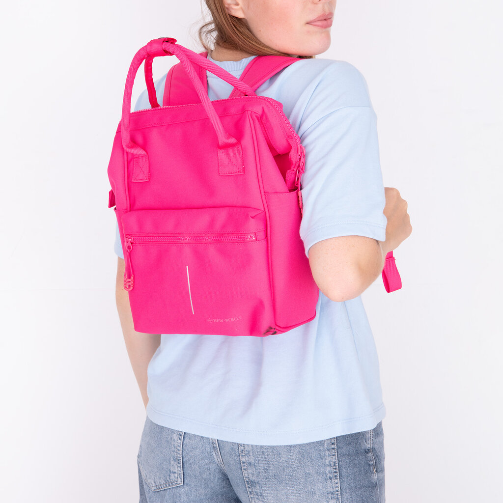 New Rebels New Rebels Valor Weverly School  / Werktas Rugzak - 9,5L – Stevig 900D Polyester - 4 Compartimenten  Laptopvak 14” - Waterafstotend