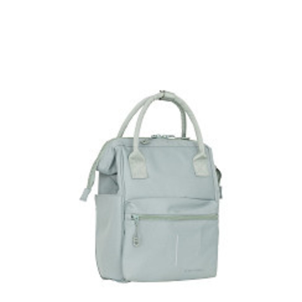 New Rebels New Rebels Valor Weverly School / Werktas Rugzak - 9,5L – Stevig 900D Polyester - 4 Compartimenten Laptopvak 14” - Waterafstotend Sage Green